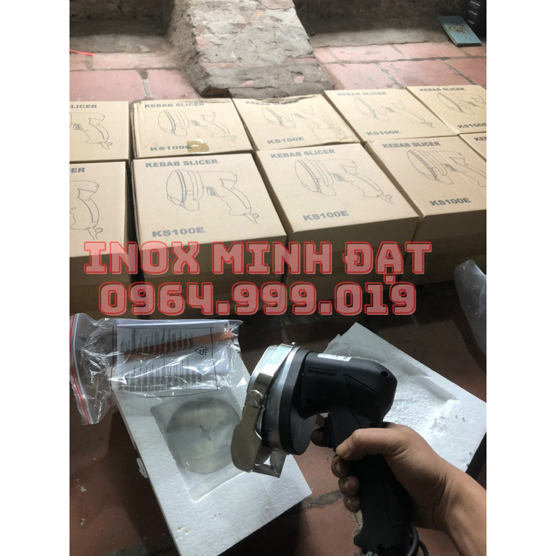 Máy thái thịt cầm tay thông dụng ks100E