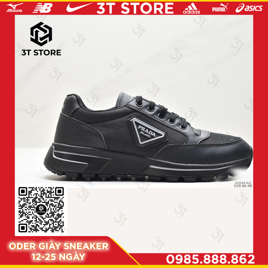 GIÀY SNEAKER MÃ SẢN PHẨM: _Prada Cal Zatureuomo_FULL BOX_FREE SHIP TOÀN QUỐC