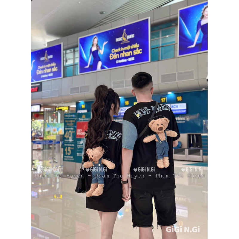Áo Phông 13de gấu yếm bò hot hit ( kèm ảnh thật )