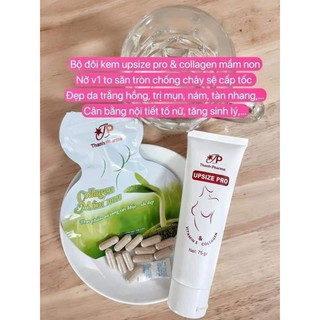 Combo collagen mầm non +kem matxa pro tăng v1 nhanh