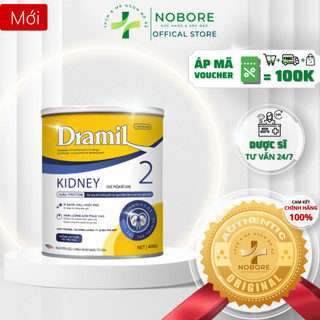 Sữa y tế dramil kidney 2 sữa dinh dưỡng chuyên biệt dành cho người bệnh thận lọc máu ngoài thận (hộp 400