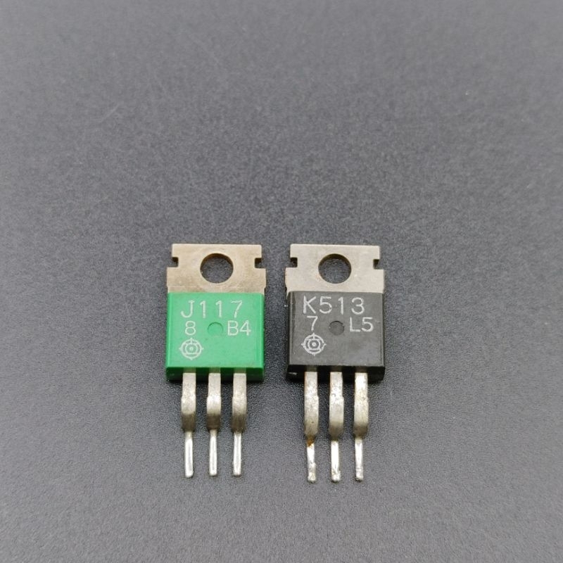 cặp Mosfet J117 K513, 2SJ117 2SK513 400V HITACHI tháo máy (giá 1 cặp)