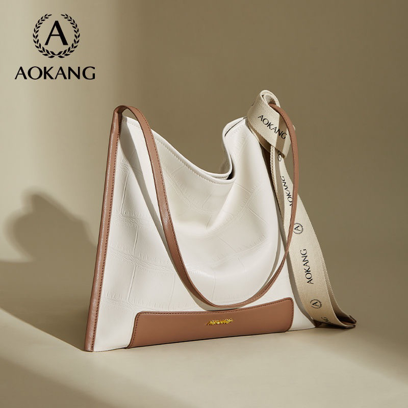 Túi tote AOKANG chính hãng da bò mềm size 35cm mã 1208