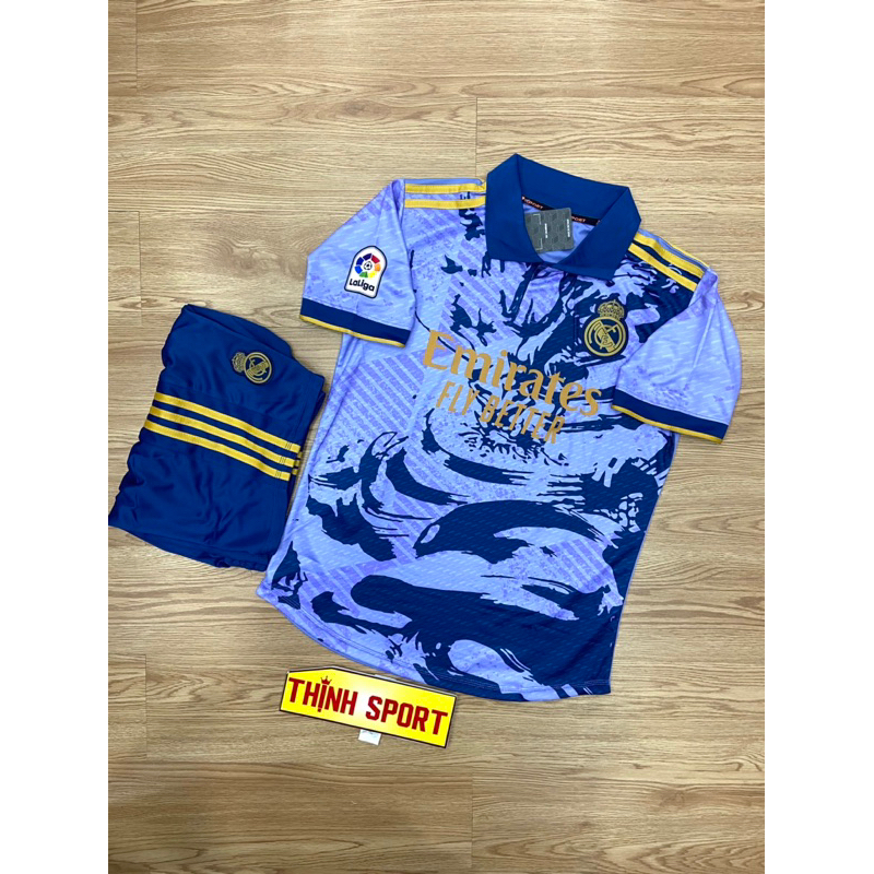 Bộ quần áo đá banh Real, Bộ quần áo bóng đá in tên và số theo yêu cầu