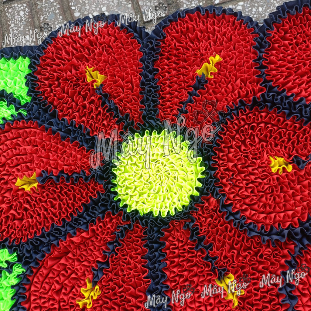 Thảm lau chân hoa đơn/ hoa đôi