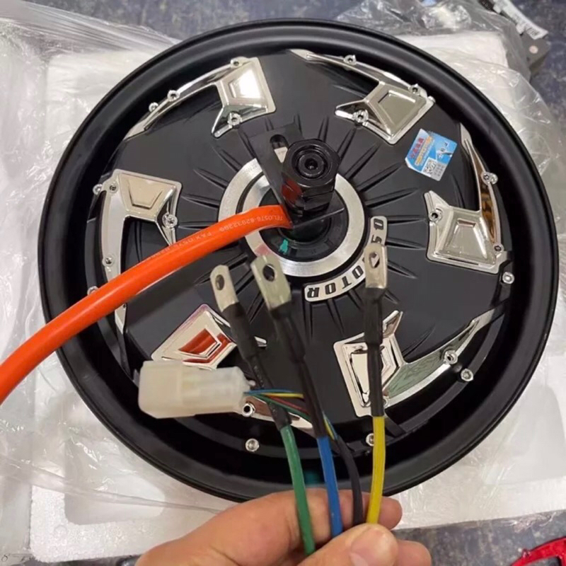 Động Cơ QS 3kv4 3000w v4 vành 12 kèm lốp cho xe máy điện