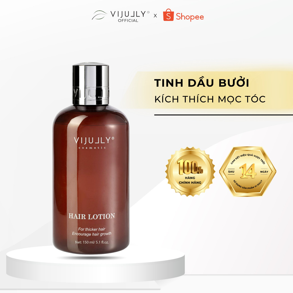 Xịt Dưỡng Tóc VIJULLY Tinh Dầu Bưởi ( Hair Lotion ) Vi Jully 150ml - Xịt Bưởi Dưỡng Tóc Dài Nhanh, Kích Mọc Tóc