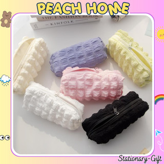 Túi Đựng Bút Vải Bồng Nữ Tính Nhiều Màu Pastel Xinh Xắn Hot Trend Hộp Bóp Viết Chống Nước Mỹ Phẩm Peach home 1k Rẻ