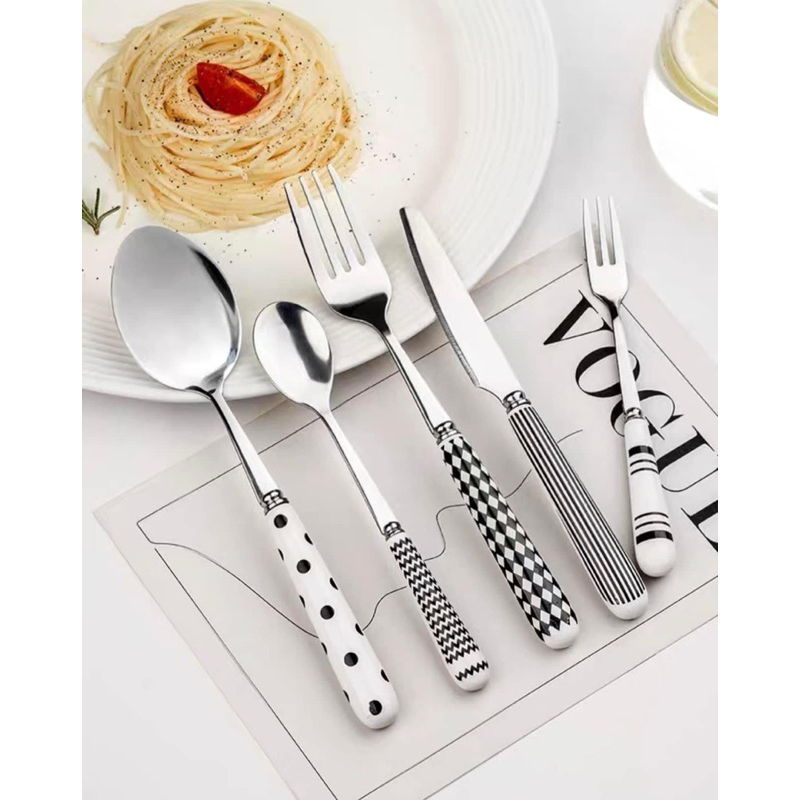 Set dao thìa nĩa Hepburn phong cách bắc âu