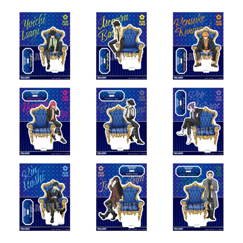 Standee Mô Hình Nhựa Chính Hãng Blue Lock Black Suit Ver