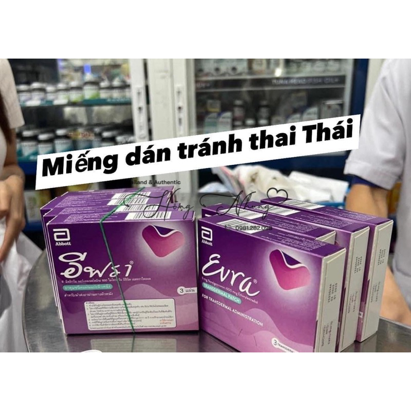 Miếng dán tránh thai evra