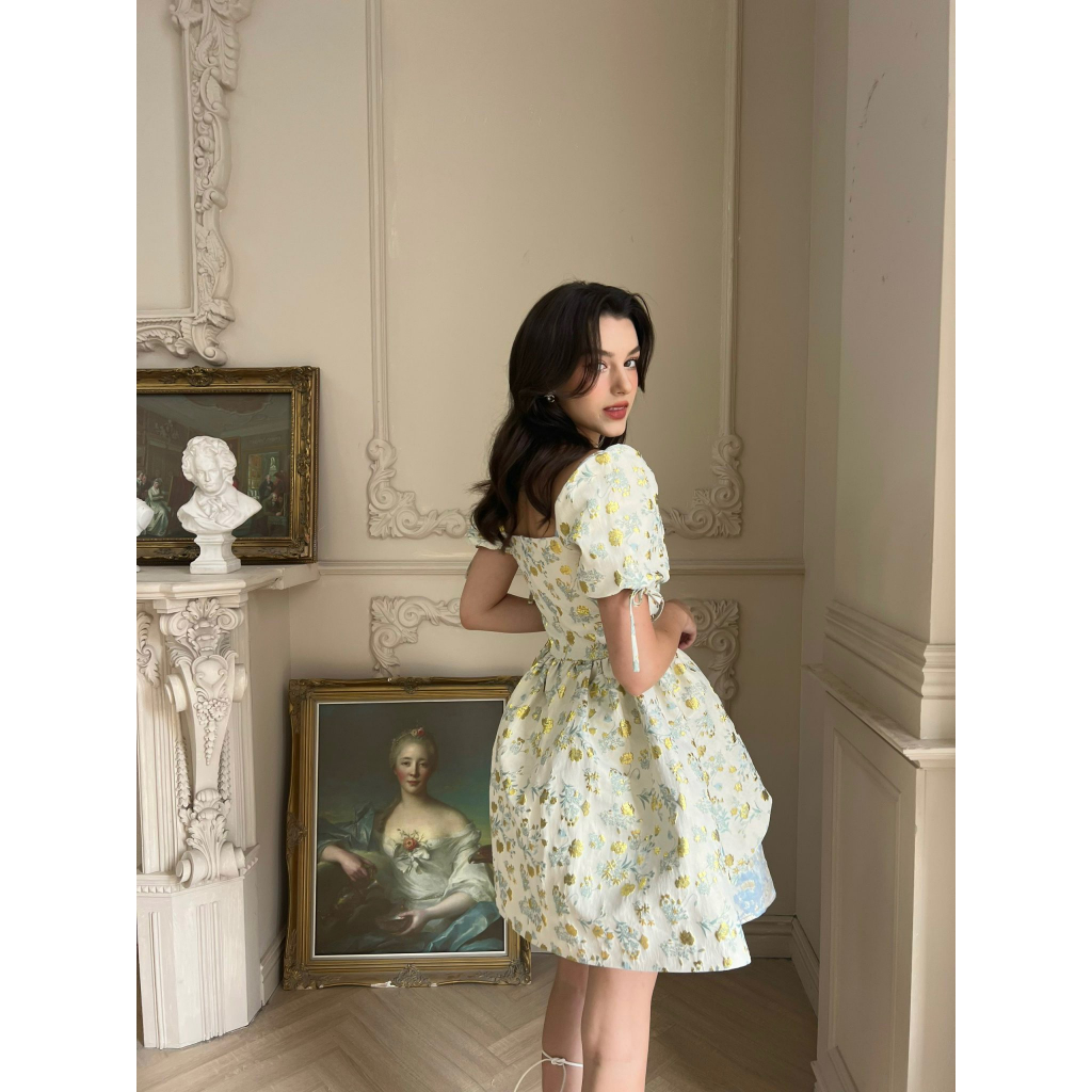 TIFFANY STUDIOS - Váy Công Chúa Mini Xòe Phong Cách Cổ Điển Vintage - SISSI DRESS