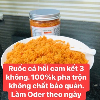 Ruốc Cá Hồi(FREE SHIP) Hũ 140/gam 1hũ thơm ngon béo ngậy nguyên chất không pha trộn không chất bảo quản đặc biệt trẻ em.