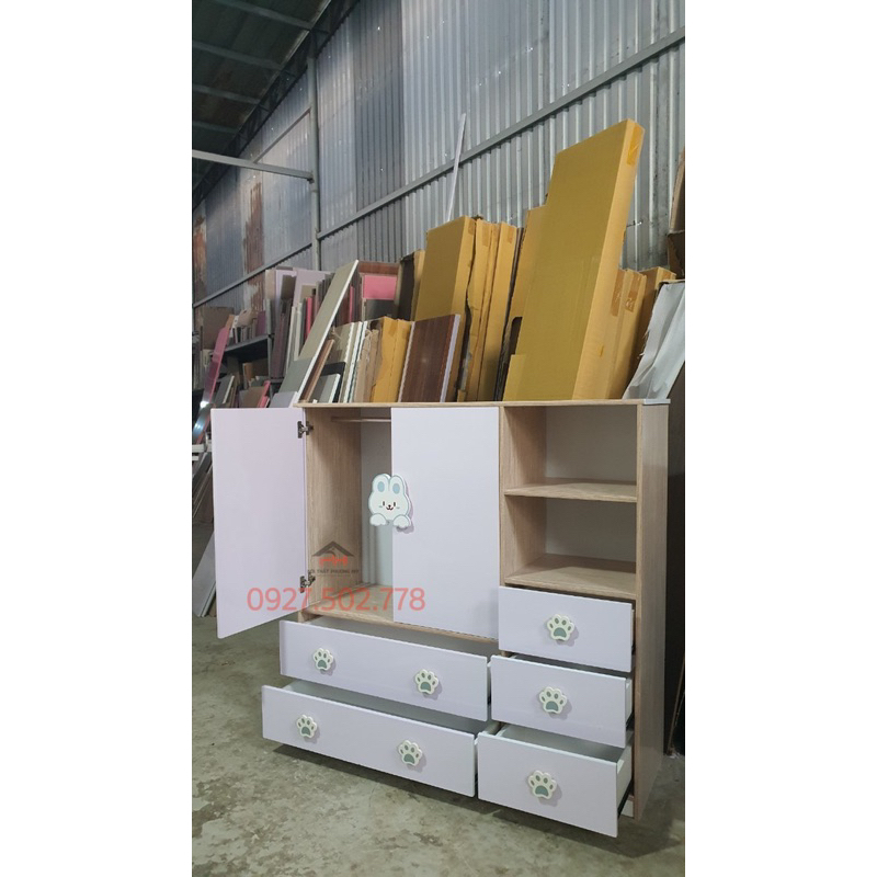Chất liệu nhựa - Tủ baby cho bé siêu dễ thương, ngang 1m05 x cao 1m2 - FREESHIP 15km HCM, Bình Dương