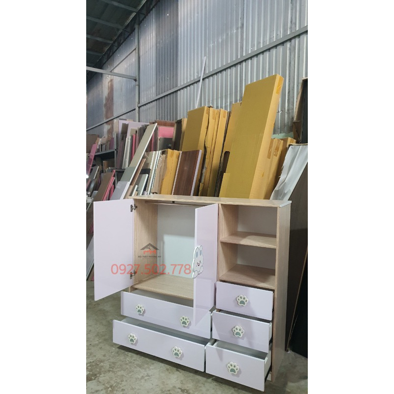 Chất liệu nhựa - Tủ baby cho bé siêu dễ thương, ngang 1m05 x cao 1m2 - FREESHIP 15km HCM, Bình Dương