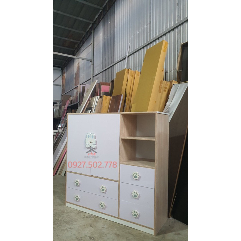 Chất liệu nhựa - Tủ baby cho bé siêu dễ thương, ngang 1m05 x cao 1m2 - FREESHIP 15km HCM, Bình Dương