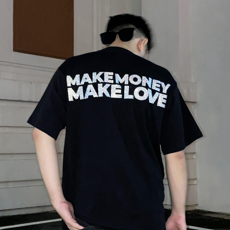 Áo Thun Local Brand Unisex SILENCE T-SHIRT / Percents Make Money Make Love, Áo Phông Unisex 100% Cotton 2 chiều Basic Te