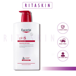 Eucerin Sữa tắm dành cho da nhạy cảm Washlotion pH5 1000ml