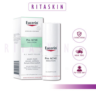 Eucerin kem dưỡng ẩm, kiểm soát nhờn, ngừa mụn Matt Fluid 50ml - 69691