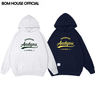 Áo Khoác Hoodie Andyou Áo Nỉ Bông Nam Nữ Form Rộng Ulzzang Unisex Bomhouse