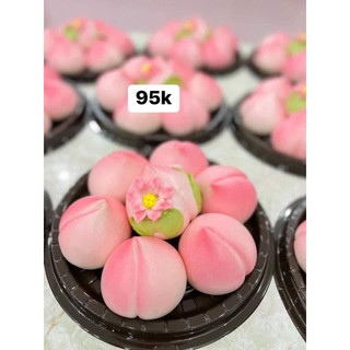 bánh bao đào tiên chay