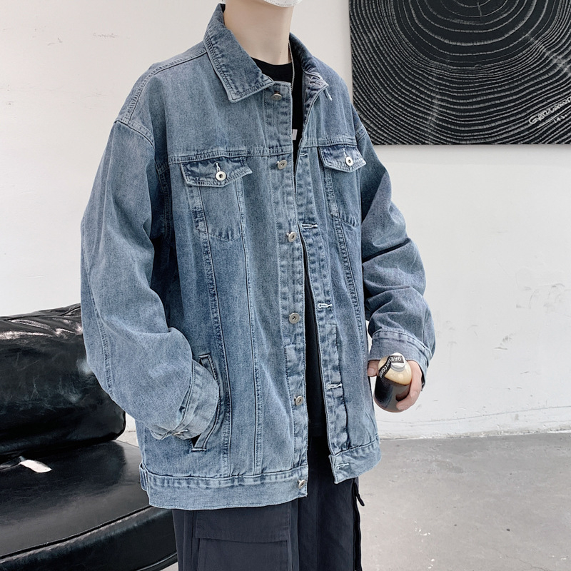 Áo Khoác Nữ Jean MIAA  unisex Form Rộng Nam Nữ , Áo khoác bò nữ form rộng chất jean dày dặn  Màu Xanh và Đen