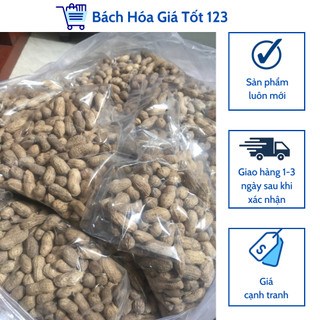 [HCM] Đậu phộng rang nguyên vỏ 300g | Đậu phộng rang sẵn Long An | Nguyên vỏ