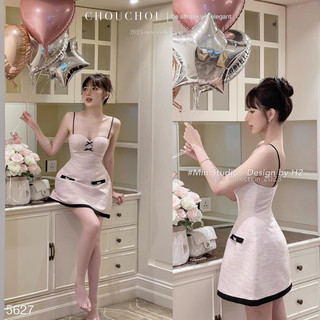 Váy Dạ Cúp Ngực Đính Nơ