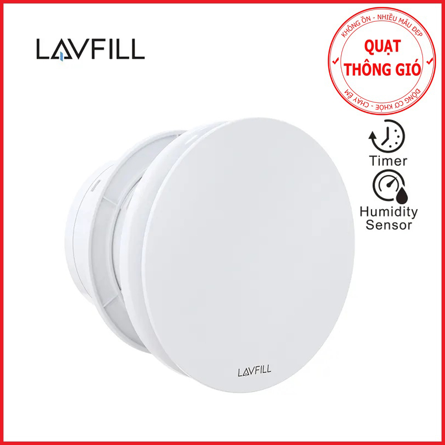 Quạt thông gió hút mùi có cảm biến hút ẩm tự động LAVFILL LFWW-09X/ 13X/ 09XH/ 13XH/ 09XT / 13XT