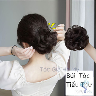 Tóc Giả Búi Cột Xoăn Tiểu Thư