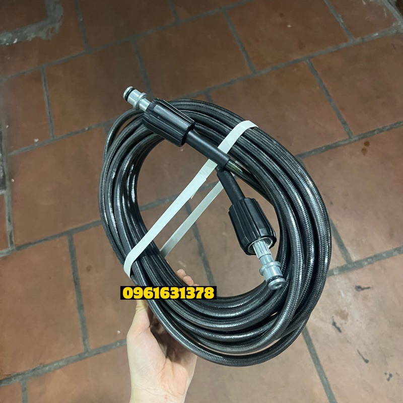 Bộ 10M-15M-20M dây rửa xe và súng xịt - súng rửa xe áp lực cao ren 22mm, ren 14mm