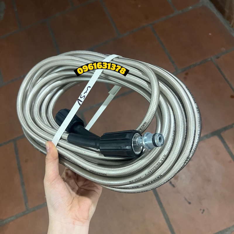 Bộ 10M-15M-20M dây rửa xe và súng xịt - súng rửa xe áp lực cao ren 22mm, ren 14mm