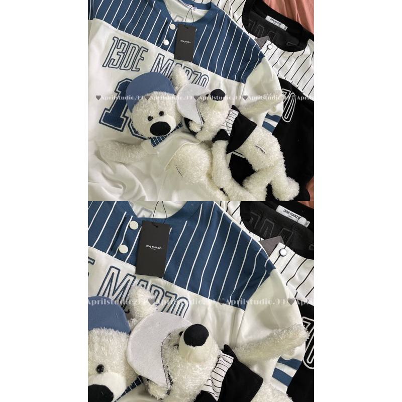 Áo gấu 13 DEMARZO bóng chày chuẩn hàng loại 1