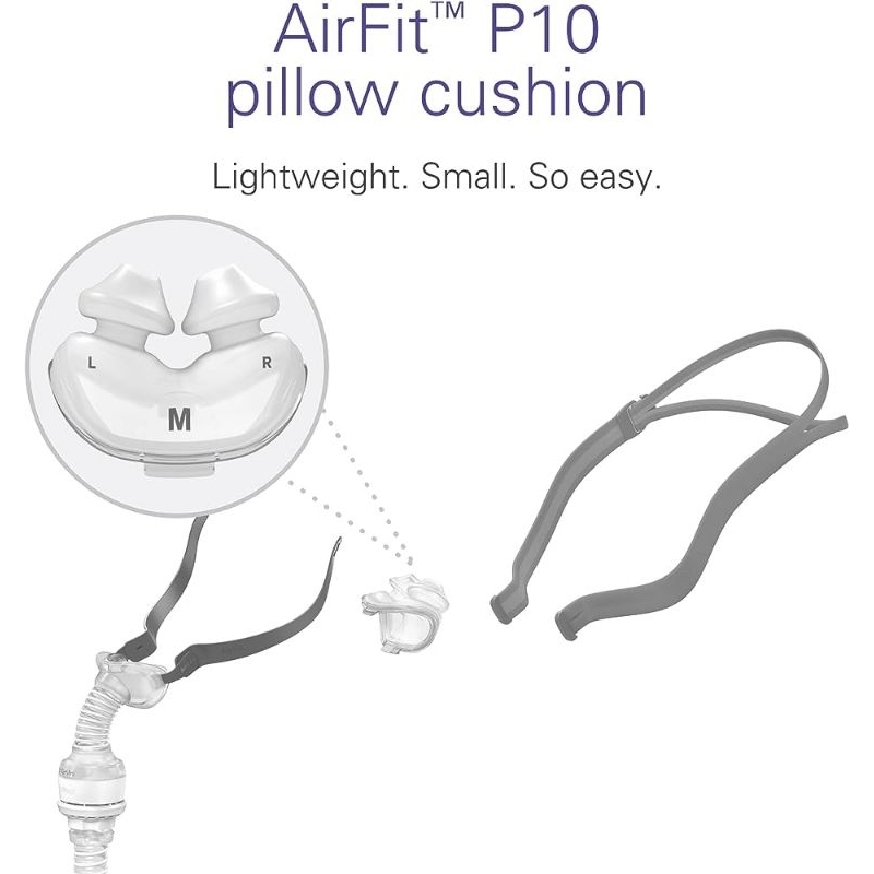 Đệm thay thế cho mặt nạ thở CPAP BiPAP RESMED AIRFIT P10- Replacement Nasal Pillow Cushion