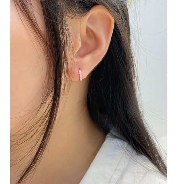 Hoa tai, vành, hoops, Hàn quốc