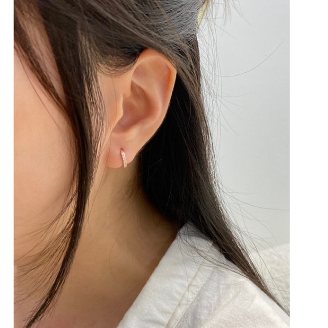 Hoa tai, vành, hoops, Hàn quốc