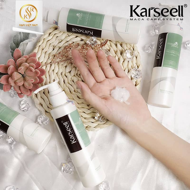 Kem Xả Khô Tạo Sóng Xoăn - Gel Bóp Xoăn KARSEELL 500ML CHÍNH HÃNG CARA SHOP