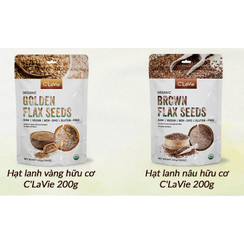 Hạt lanh hữu cơ C'LaVie 200g