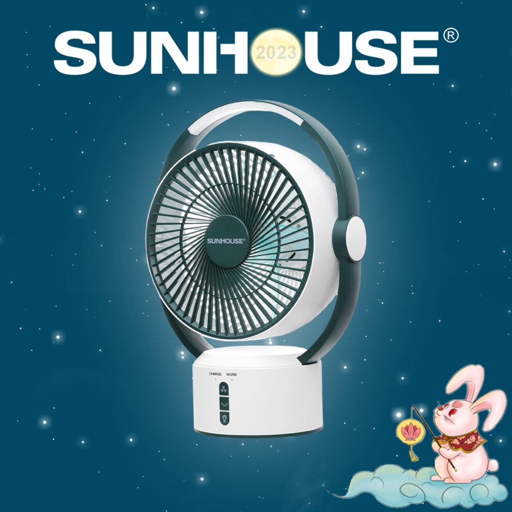 Quạt sạc điện SUNHOUSE SHD7116 - Hàng chính hãng bảo hành 12 tháng