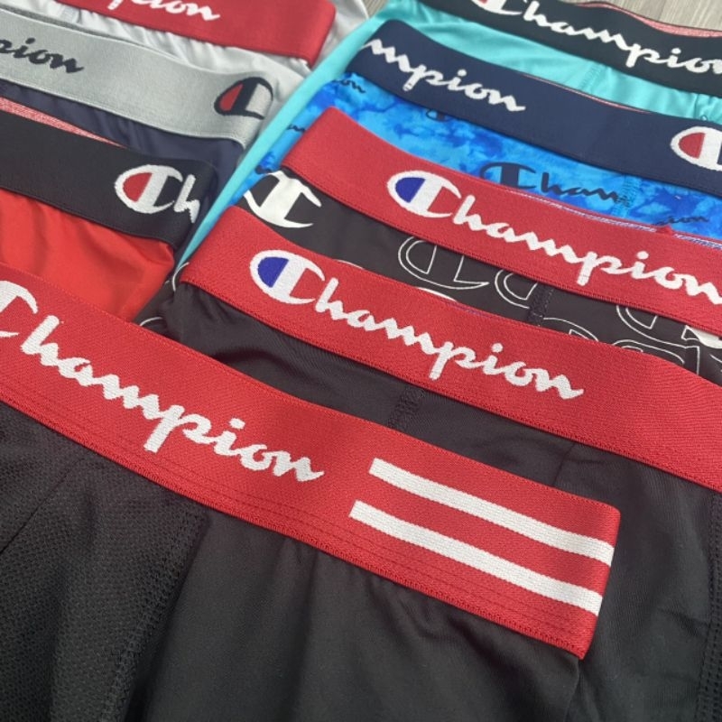 Sét 3 quần sịp đùi boxer thể thao Nam champion