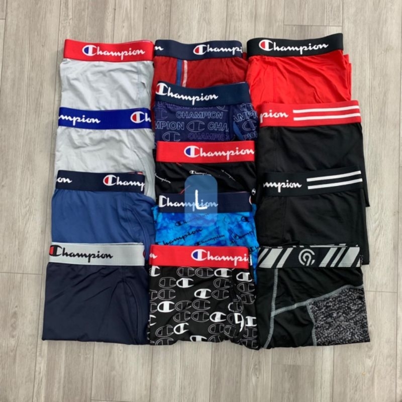 Sét 3 quần sịp đùi boxer thể thao Nam champion