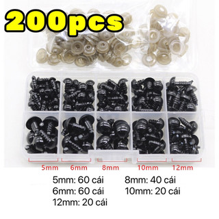  Hộp mắt thú kèm chốt 200 cái 