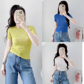 Áo thun body Nhũ Tay Ngắn đủ màu