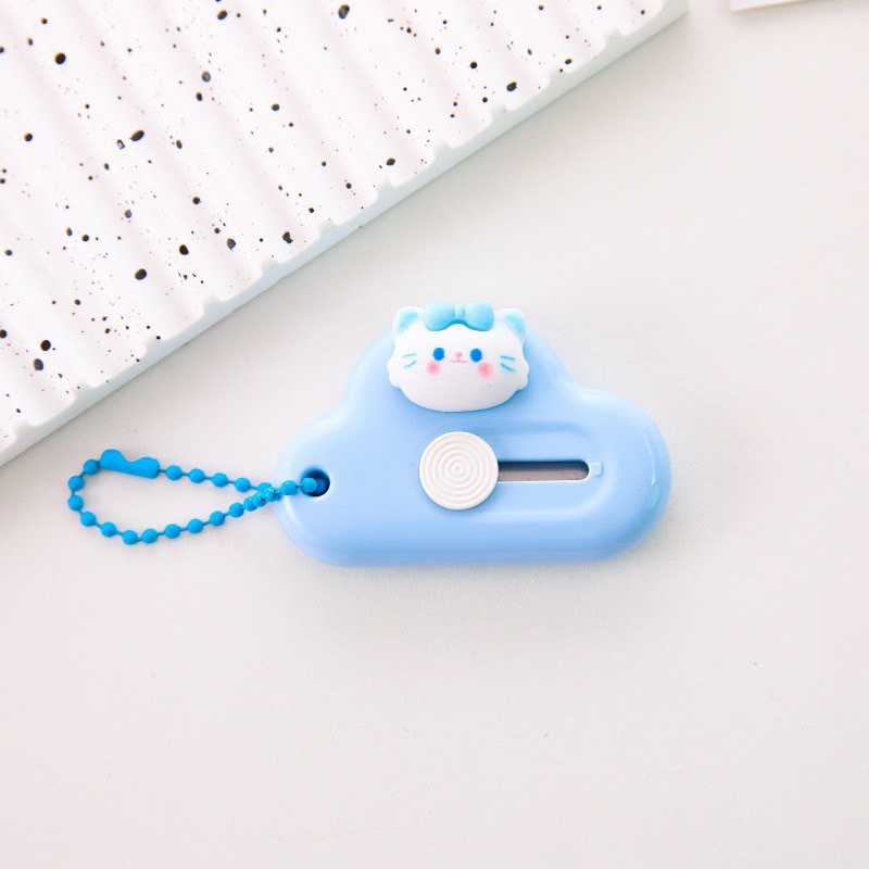 Dao rọc giấy đám mây mini Thú nổi cute  - ChanBe Store