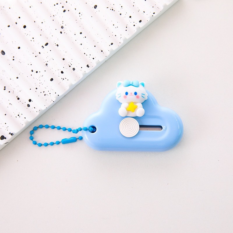 Dao rọc giấy đám mây mini Thú nổi cute  - ChanBe Store