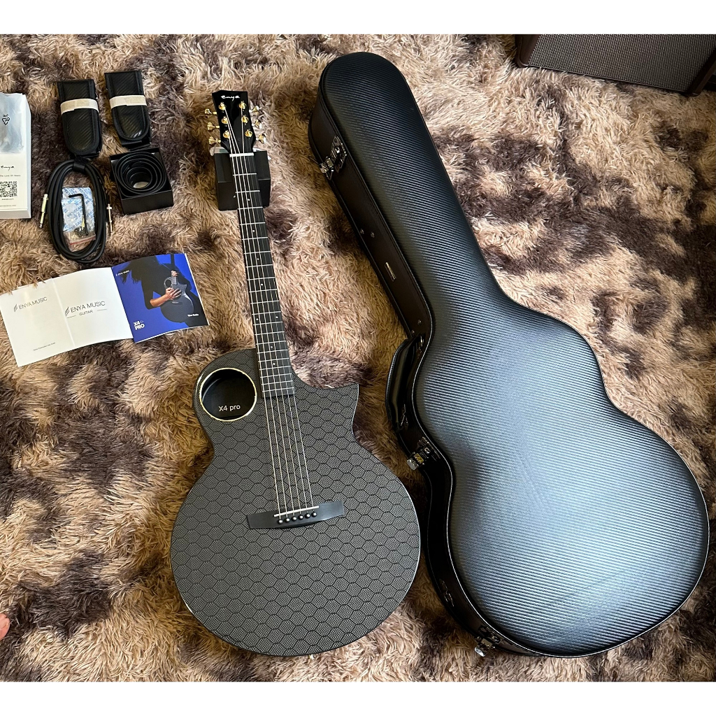 Đàn Guitar Enya X4 PRO EQ Carbon - FULL PHỤ KIỆN HÃNG CÓ HỘP ĐỰNG CAO CẤP