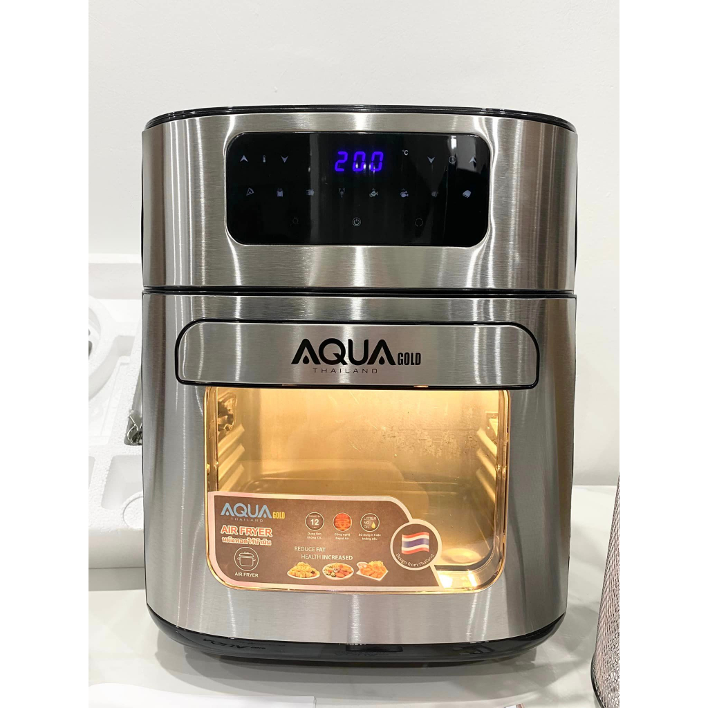 Nồi chiên không dầu AQUA GOLD 12L cảm ứng bảo hành chính hãng 24 tháng