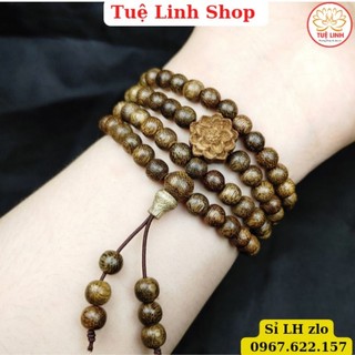 Vòng Tay Trầm hương Chuỗi tràng 108 hạt 6li, 8li