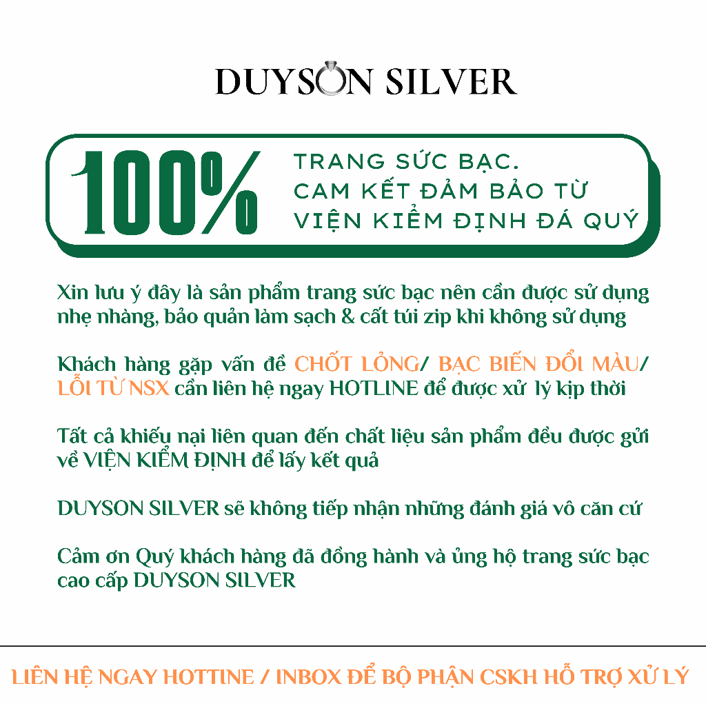 Bông tai tròn nhỏ bạc 925 DUYSON, Khuyên tai bạc nữ vòng tròn trơn Basic mạ vàng trắng cao cấp DUYSON SILVER [KVTTXK1]