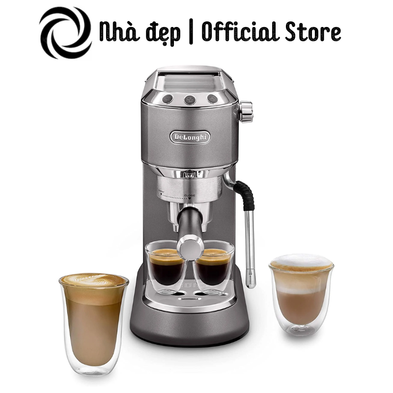 Máy Pha Cà Phê Delonghi EC885M, Espresso, Cappuccino, Cafe Latte,15 Bar, Bình Nước 1.1L, Nhập EU, BH 12 Tháng, nhadep_99